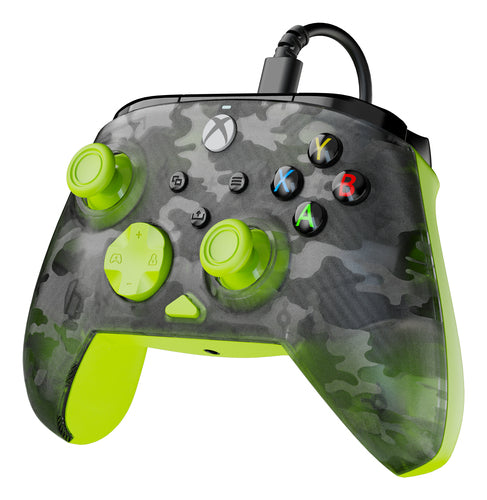 Turtle Beach Rematch Core Ghost Camo/Yellow – Xbox/PC – Set skråt fra højre