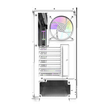 Datorfodral Darkflash DS900 (vit) + 7 ARGB-fläktar