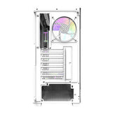 Datorfodral Darkflash DS900 (vit) + 7 ARGB-fläktar