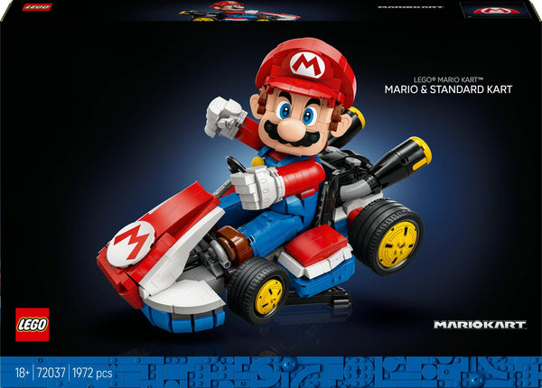 LEGO Super Mario Mario Kart Mario og Standard Kart