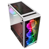 Kolink Observatory RGB Midi-Tower - Härdat Glas - Vit Fönster