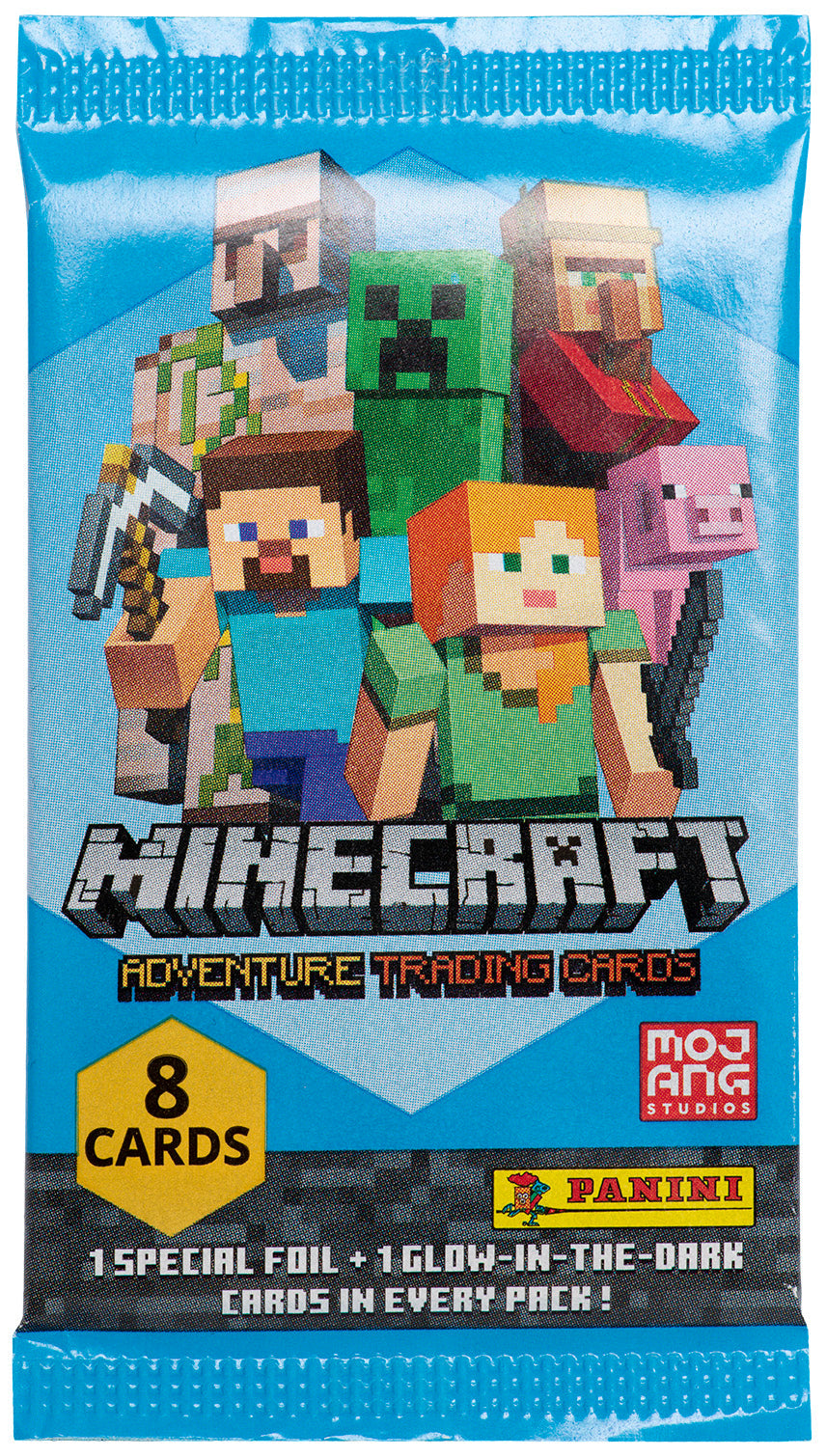 Panini Minecraft Trading Cards – Flow Pack (8 kort)