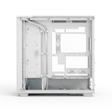 Midi Epoch XL White TG RGB Clear tint Fractal design