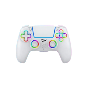 Deep Explorer Pro RGB – hvid controller til PS5 – forside
