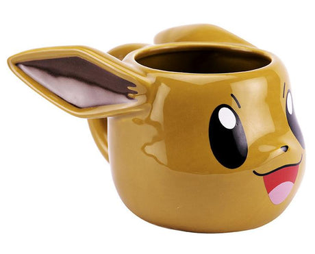 Pokémon Eevee 3D-krus med form som Eevees hoved og store ører