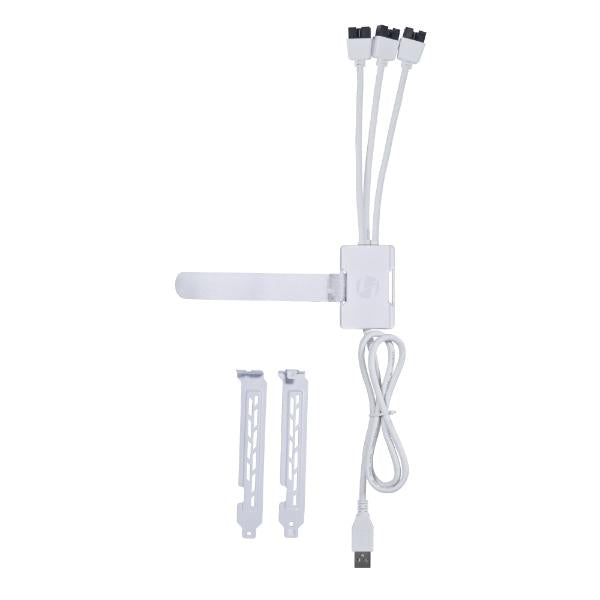 Lian Li USB 2.0 1 till 3 PORTAR Om - USB typ A till 3x intern USB