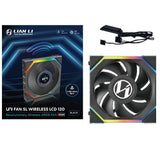 Lian Li UNI FAN SL Trådlös LCD, Svart- 120mm