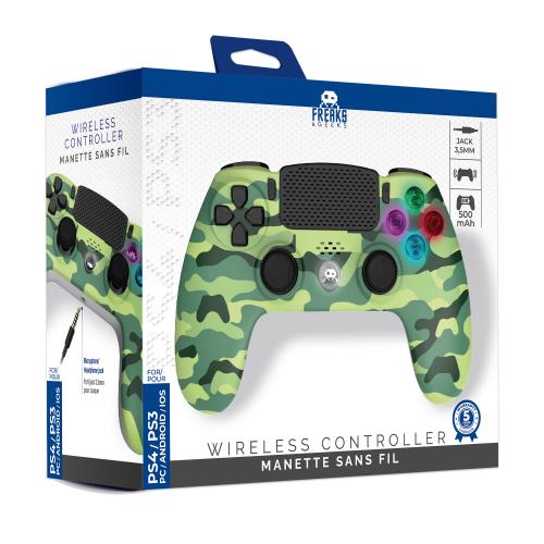 Freaks and Geeks trådløs PS4-controller – Green Camo
