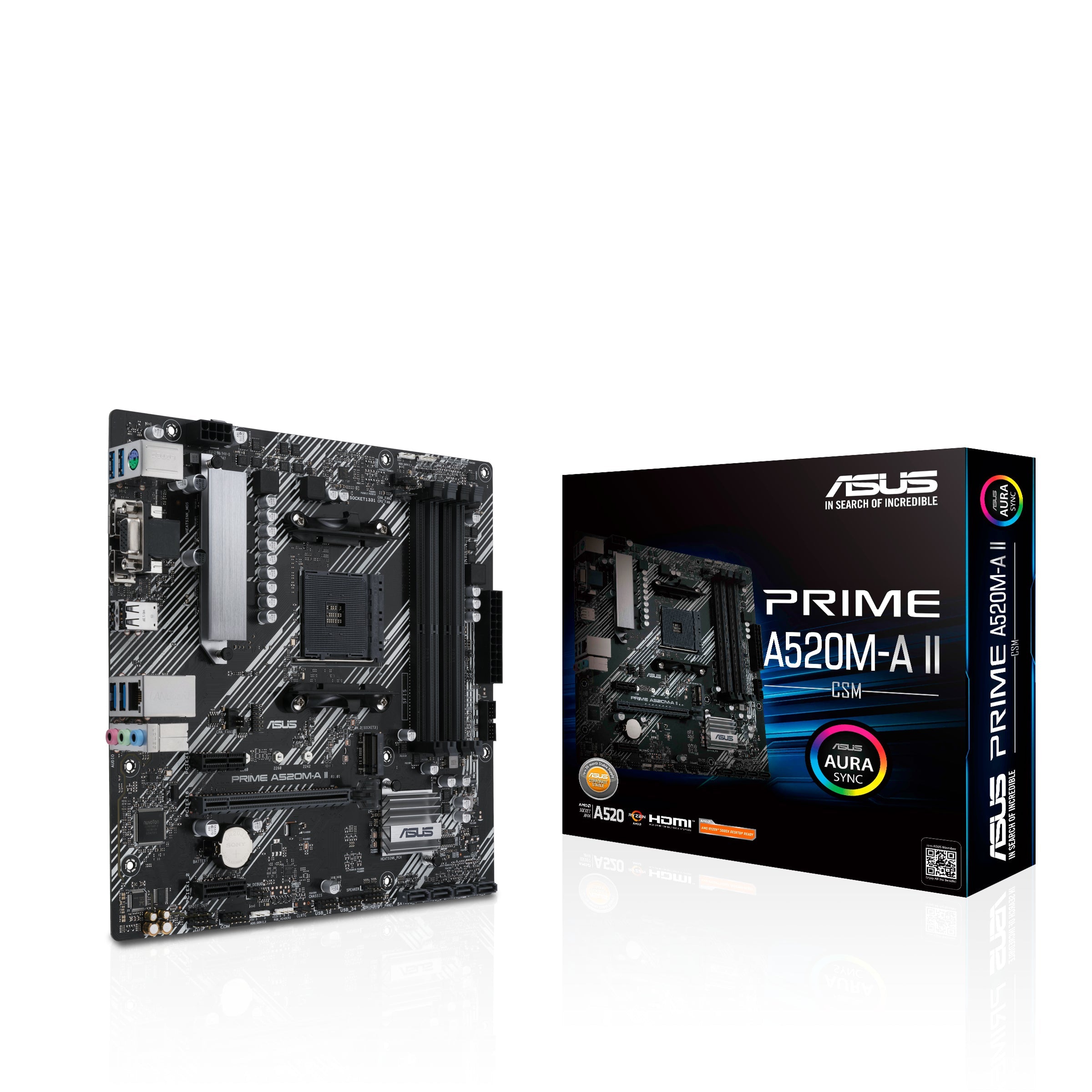 ASUS PRIME A520M-A II (mATX, A520, AM4)