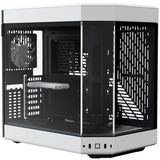 Hyte Y60 Midi Tower - svart/vit, PCI-e 4.0, panoramautsikt över glas