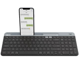 Logitech - K580 Slim Multi-Device Wireless Keyboard GRAPHITE NORDIC Logitech