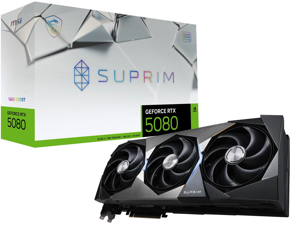 MSI GeForce RTX 5080 16G SUPRIM SOC
