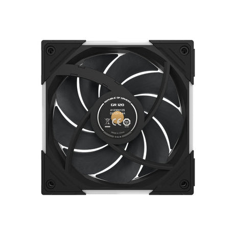 ASUS ROG Eurux GR120 ARGB Fan Single Pack – set bagfra (vinkel 3)