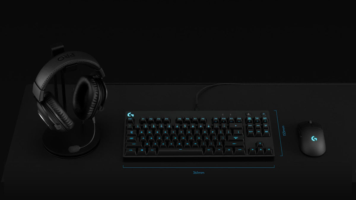 Logitech - PRO Gaming Keyboard - English (UK) - QWERTY Layout - Black - Mechanical Keyswitch - Windows, Mac OS Logitech