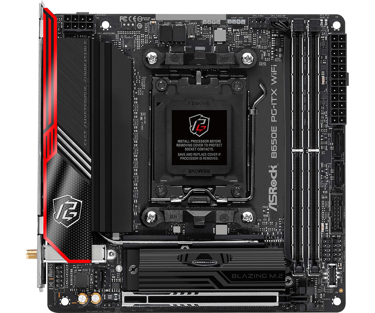 ASRock B650E PG-ITX WiFi Mini ITX AM5 AMD B650