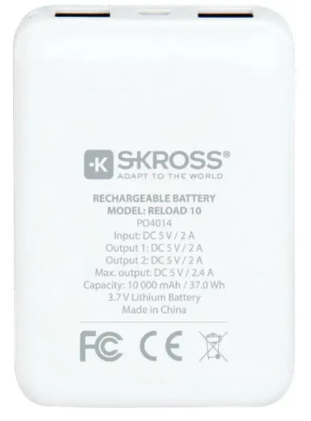 SKROSS RELOAD 10 Powerbank - Li - USB