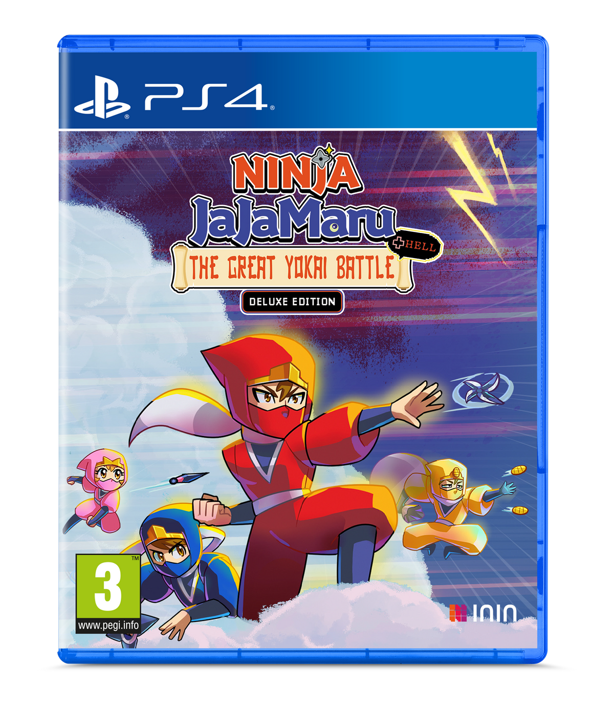 Ninja JaJaMaru: The Great Yokai Battle + Hell (Deluxe Edition) – PlayStation 4 – spilomslag
