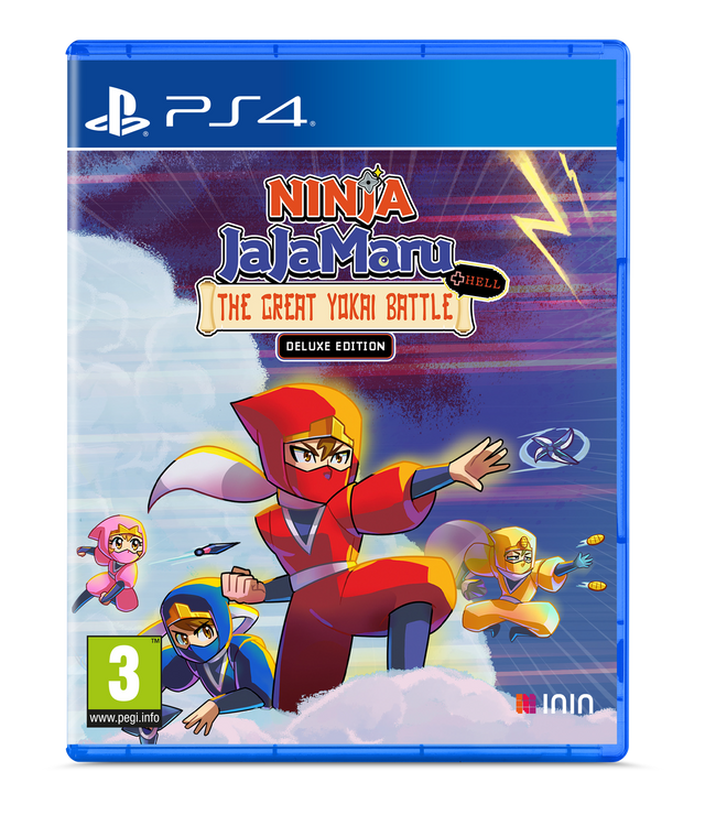 Ninja JaJaMaru: The Great Yokai Battle + Hell (Deluxe Edition) – PlayStation 4 – spilomslag