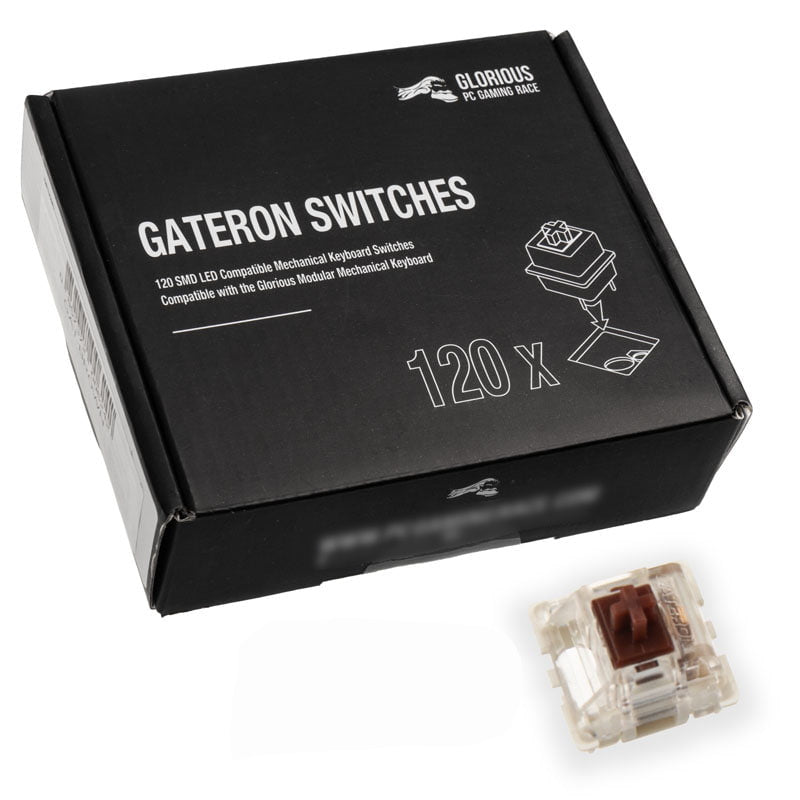 Glorious Gateron Brown Switchar (120 St)