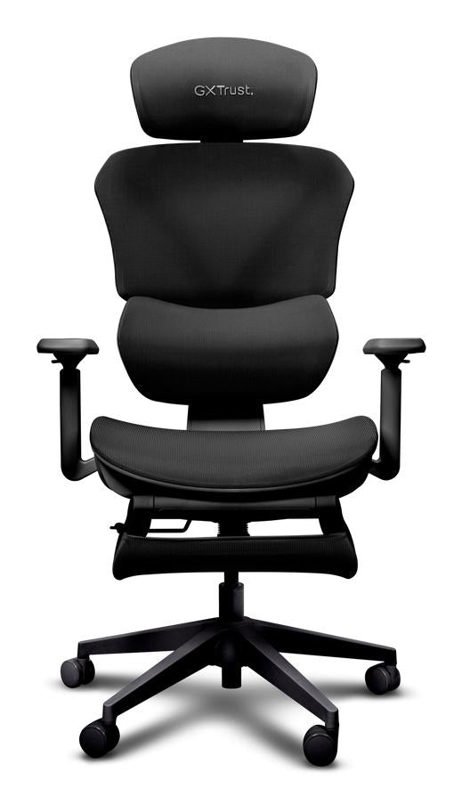 TRUST GXT725 RIVARA MESH GAMING CHAIR - BLACK TRUST