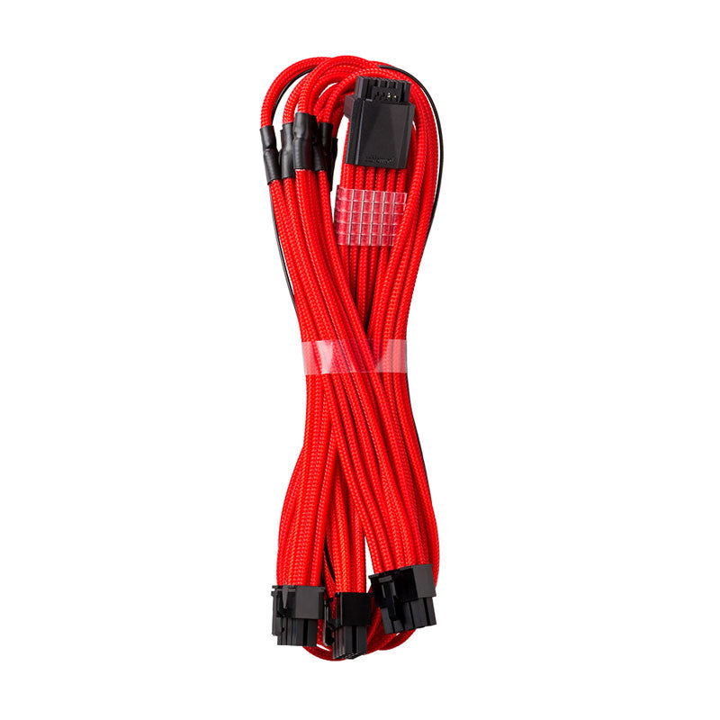 CableMod C-Series Pro ModMesh 12VHPWR Till 3x PCI-e-kabel För Corsair - 60cm, Röd