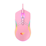 Spelmus Havit MS1026 RGB 1000-6400 DPI (rosa)