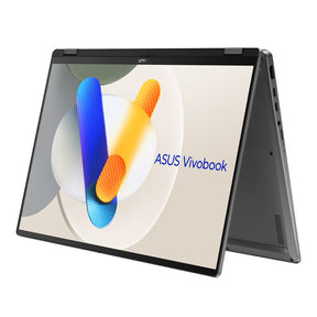 ASUS Vivobook 16 Flip TP3607SA-SI716W Copilot+ PC – set skråt forfra; layout på billedet er illustrativt