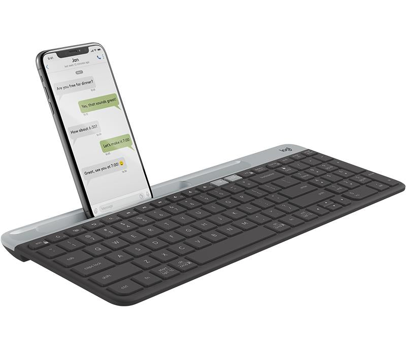 Logitech - K580 Slim Multi-Device Wireless Keyboard GRAPHITE NORDIC Logitech