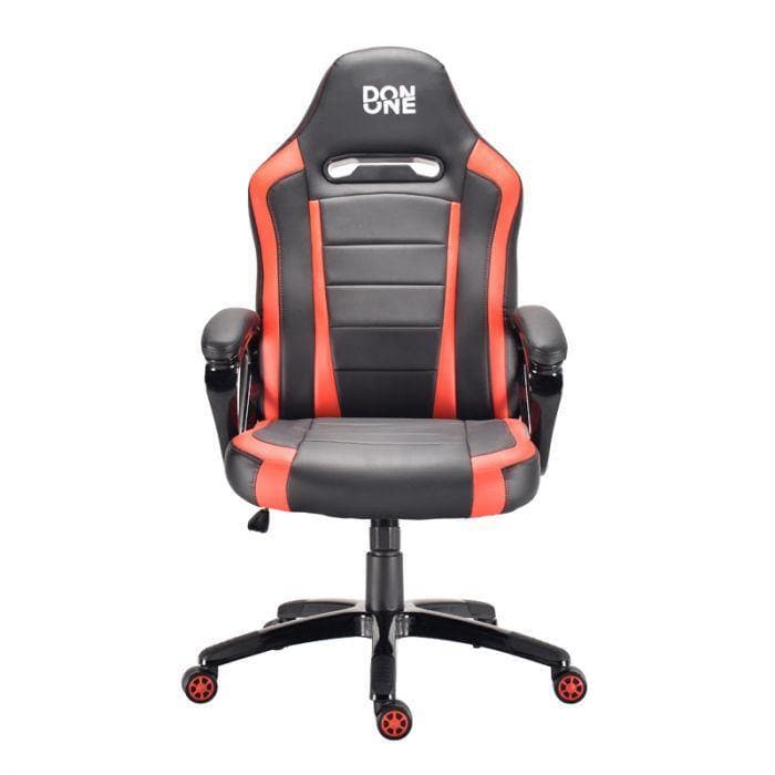 DON ONE - Belmonte Gamer Chair Röd - PU-läder - Upp Till 150 KG