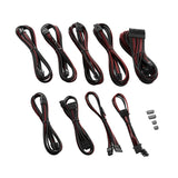 CableMod PRO ModMesh RT-serien ASUS ROG / Seasonic Kabelsatser - Svart/blodröd