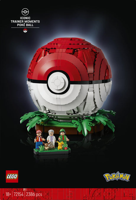 LEGO - Pokémon - Iconic Trainer Moments: Poké Ball (72154) LEGO
