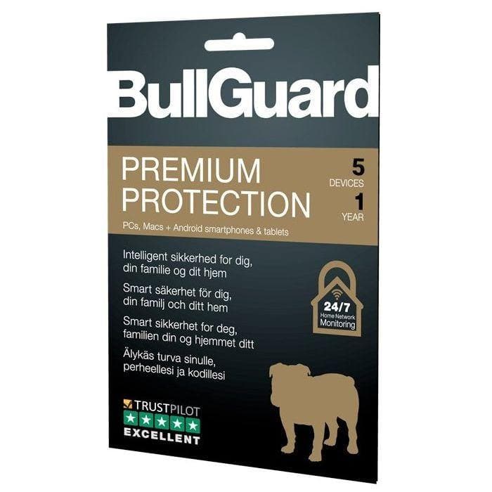 BullGuard AntiVirus Program - Premium Protection - 1 år /5 enheter