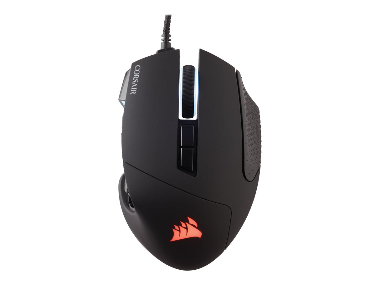 CORSAIR Gaming Scimitar RGB Elite Optisk Kabel Svart