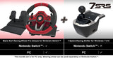 HORI Mario Kart Racing Wheel Pro Deluxe + 7-Speed Shifter – PC-bundle – produktbillede 1