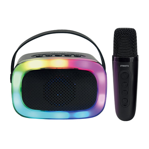 K100 Karaoke Speaker with microphone, 5W, black streetz