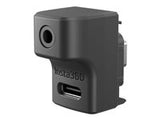 Insta360 mikrofonadapter svart