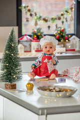 BABY born julekalender – Tøj og tilbehør til 43 cm dukke – 841990 – tilbehør brugt sammen med dukker