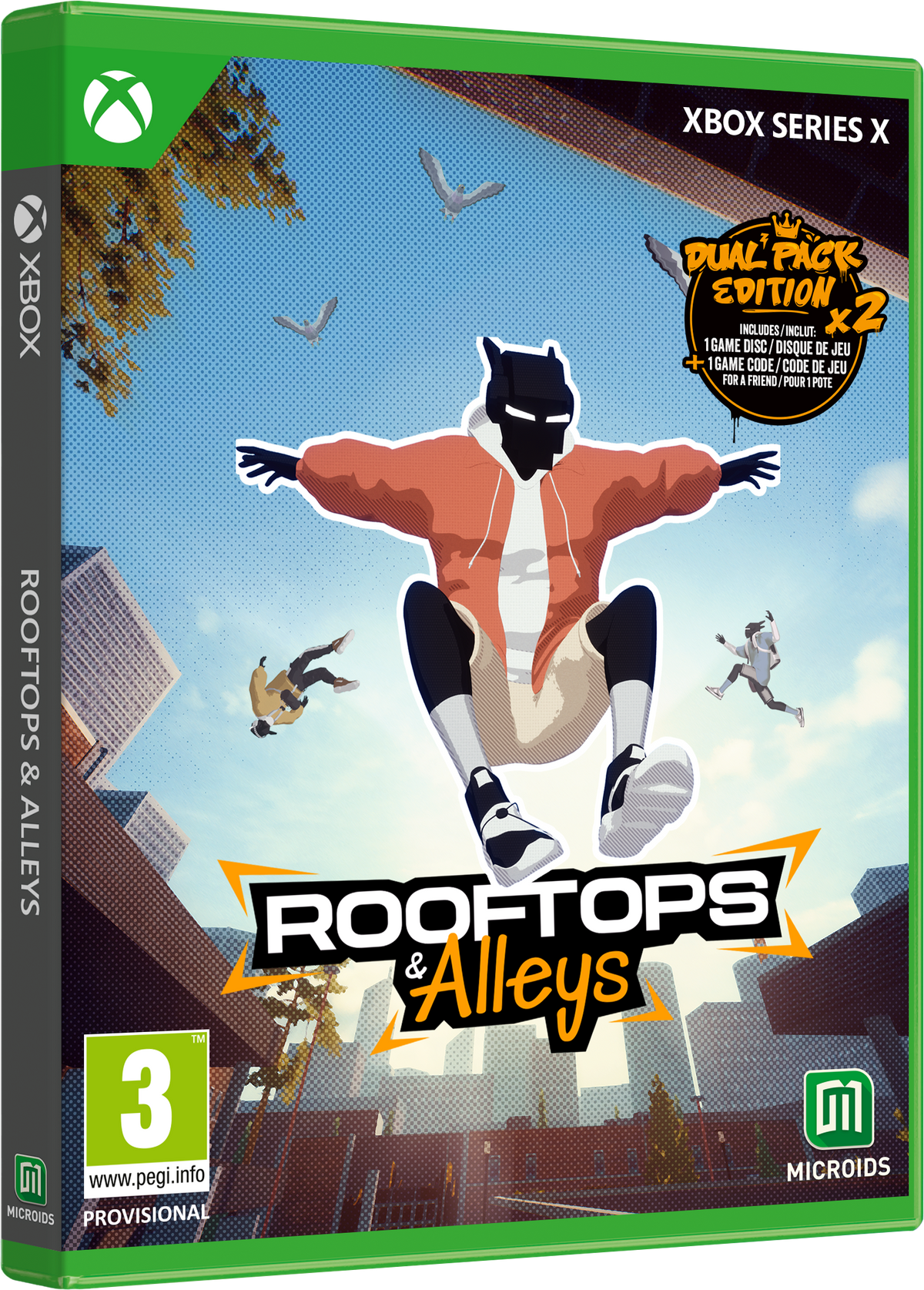 Rooftops & Alleys – Dual Pack Edition – Xbox Series X – spilomslag