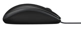 Logitech - B100 800dpi Optical High Quality Wired USB Mouse Logitech
