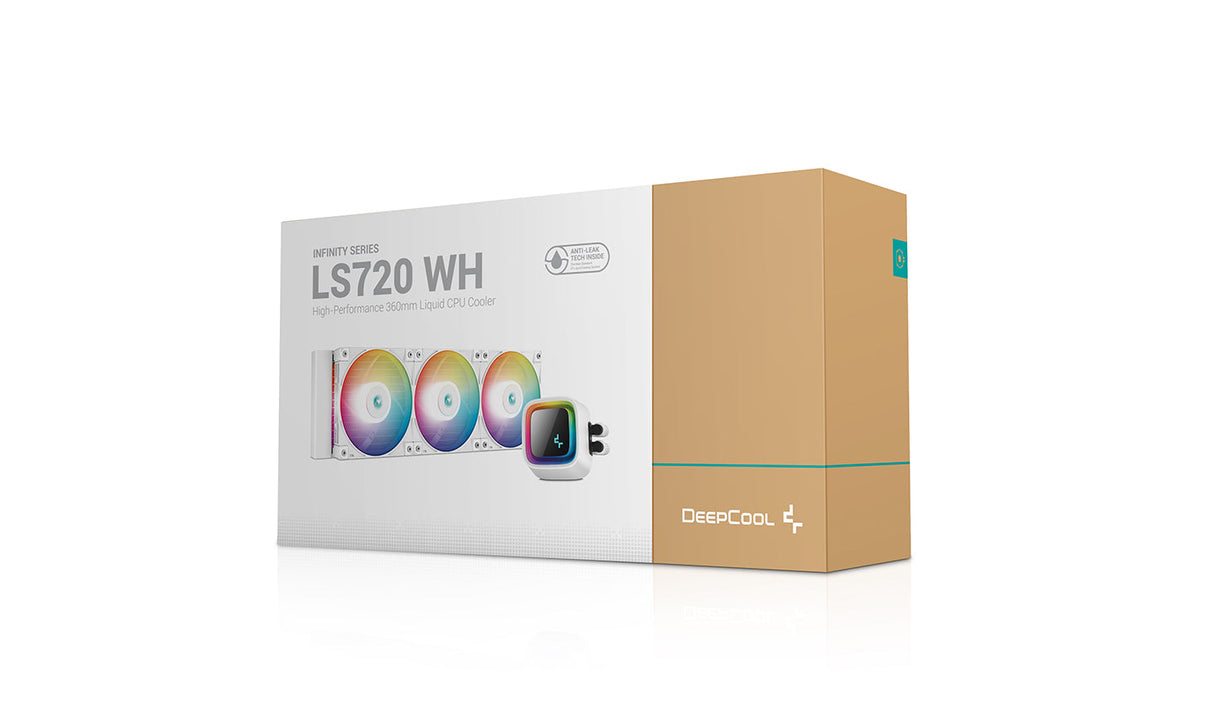 Deepcool LS720 WH Processor Vätskekylsystem 1-pack Vit 120 Mm
