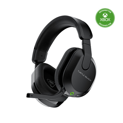 Turtle Beach Stealth 600 Gen 3 – Xbox – Trådløst headset – Sort – sort Xbox-headset skråt forfra
