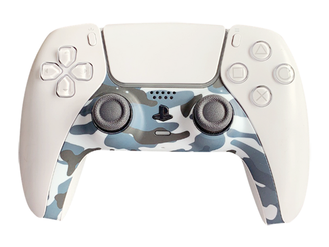 Piranha controllercover til PS5 – Camo Blue