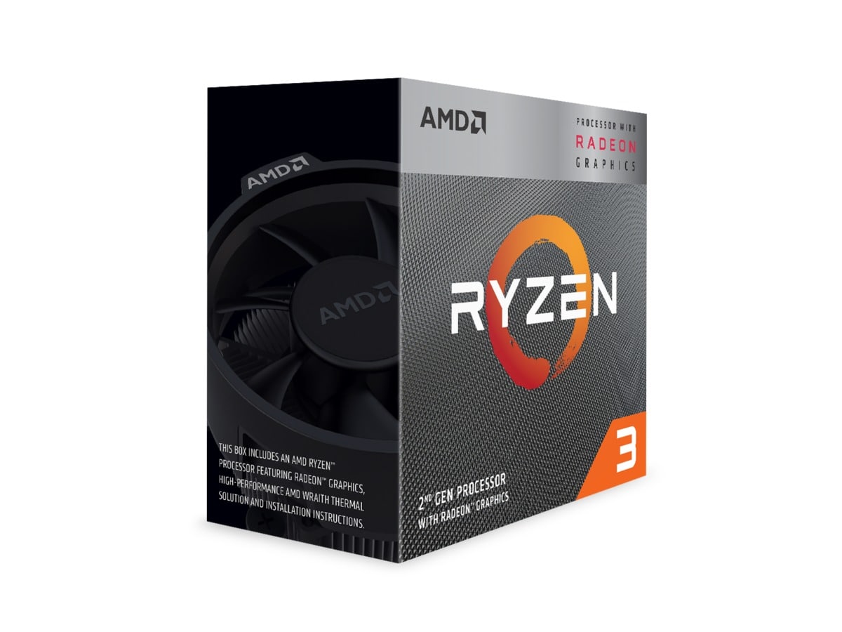 AMD CPU Ryzen 3 3200G 3,6 GHz Quad-Core AM4