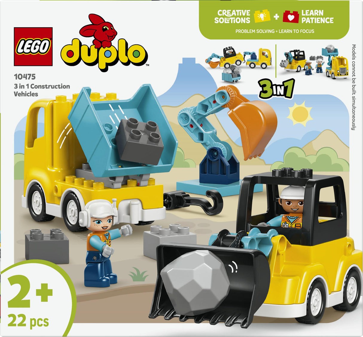 LEGO - DUPLO Town - 3 in 1 Construction Vehicles (10475) LEGO