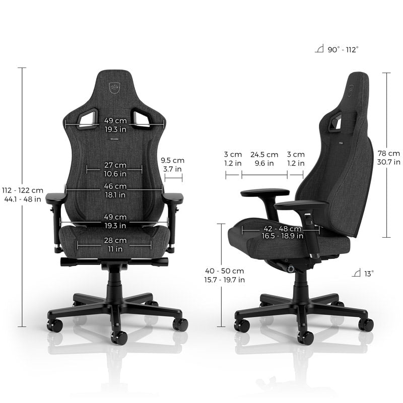 noblechairs EPIC Compact TX Anthracite/Carbon
