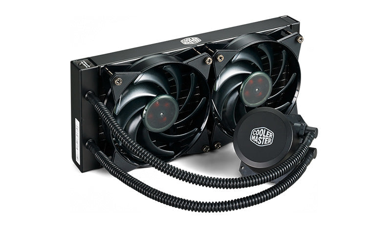 Cooler Master MasterLiquid Lite 240 Processorns Vätskekylningssystem 1-pack Svart 120 mm