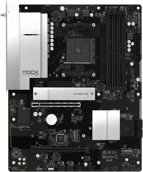 ASRock B550 Rock WiFi bundkort - AM4, DDR4