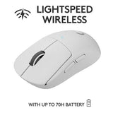 Logitech - PRO X SUPERLIGHT Trådlös Spelmus - VIT