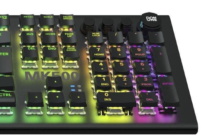 DON ONE - MK500 RGB Mekaniskt Tangentbord - Röd Switch