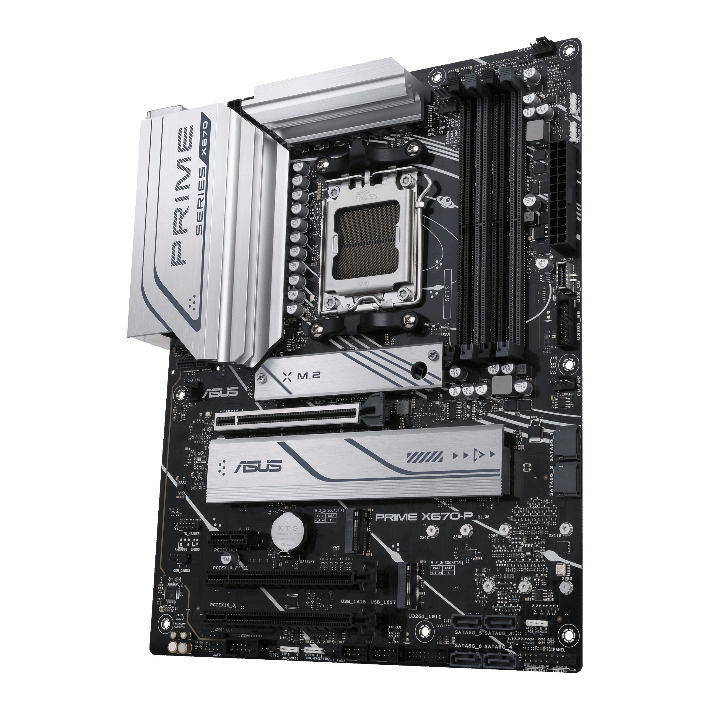 ASUS PRIME X670-P, Moderkort - AM5